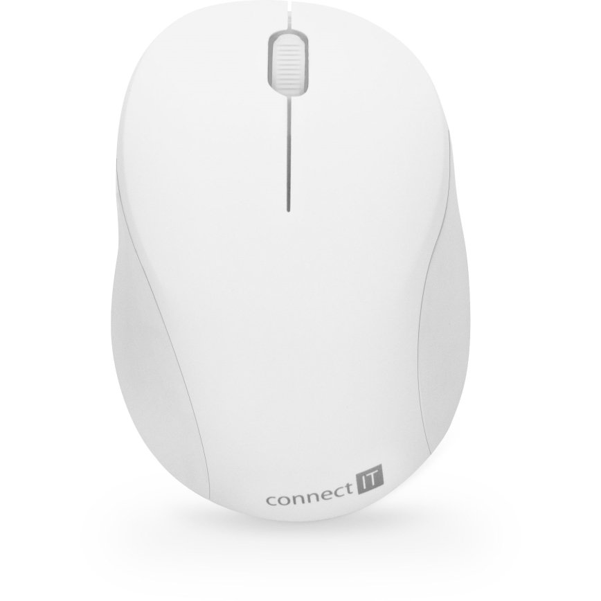 CONNECT IT CKM-7804-CS - Tastiera e mouse wireless 1200 DPI con CZ/SK localization 1xAAA + 1xAA bianco