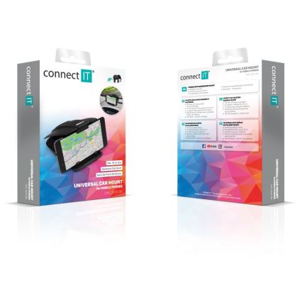CONNECT IT CMC-5010-BK - Support téléphone de voiture