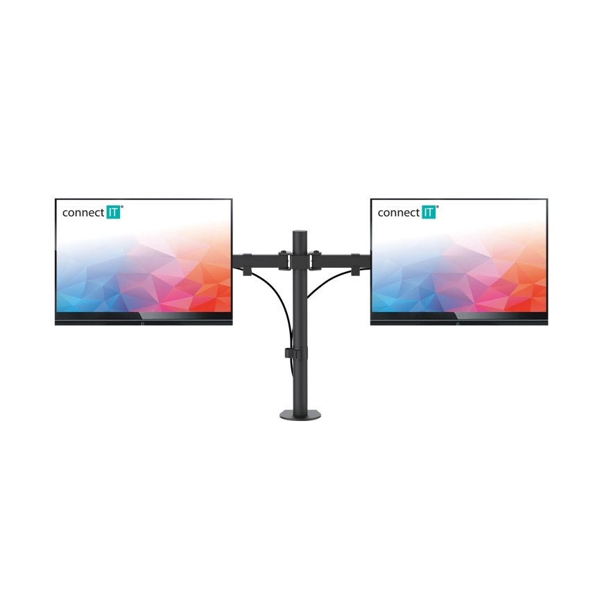 CONNECT IT CMF-3203-BK - Supporto universale per 2 monitor 13-32” nero