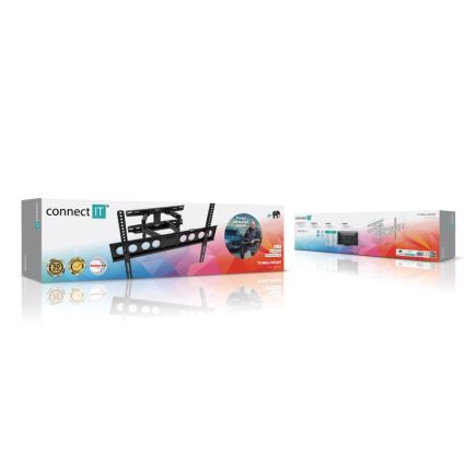 CONNECT IT CMH-7600-BK - Supporto a parete per TV 32-70” nero