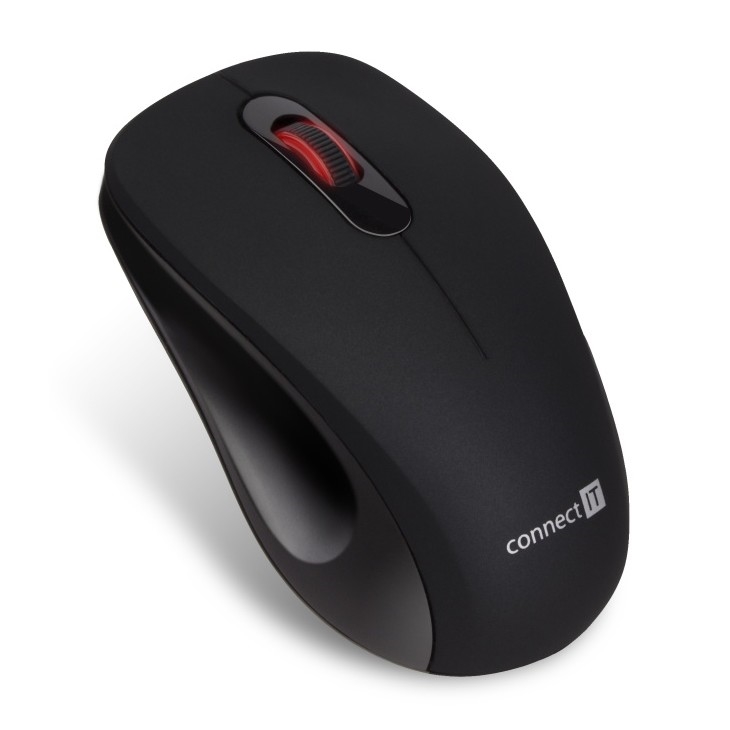 CONNECT IT CMO-2230-BK - Wireless silent topo MUTE 1200 DPI 1xAA nero