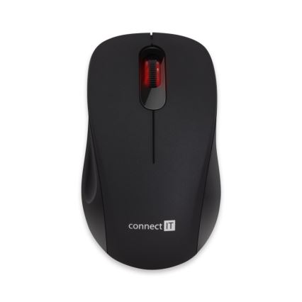CONNECT IT CMO-2230-BK - Wireless silent topo MUTE 1200 DPI 1xAA nero
