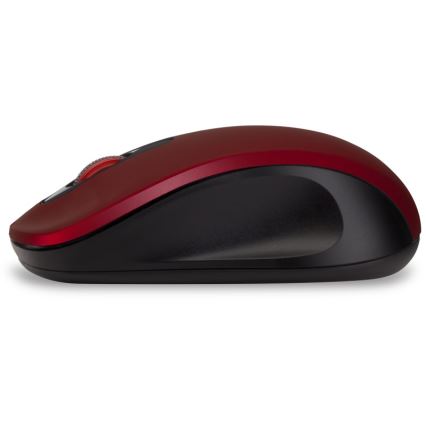 CONNECT IT CMO-2230-RD - Wireless silent topo MUTE 1200 DPI 1xAA nero/rosso