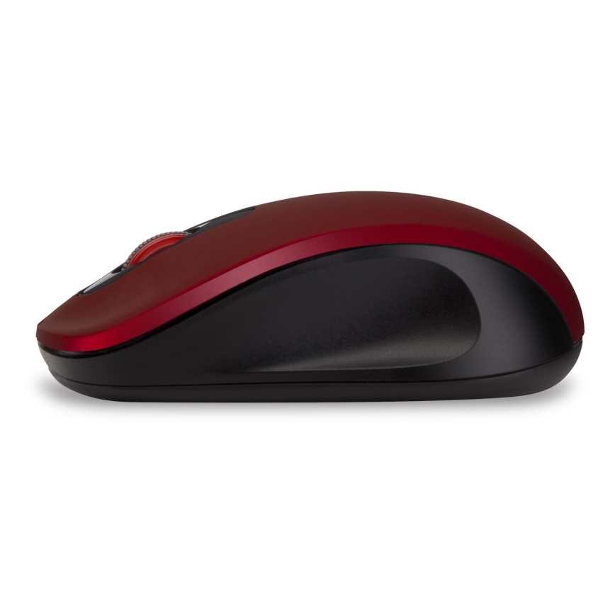 CONNECT IT CMO-2230-RD - Wireless silent topo MUTE 1200 DPI 1xAA nero/rosso