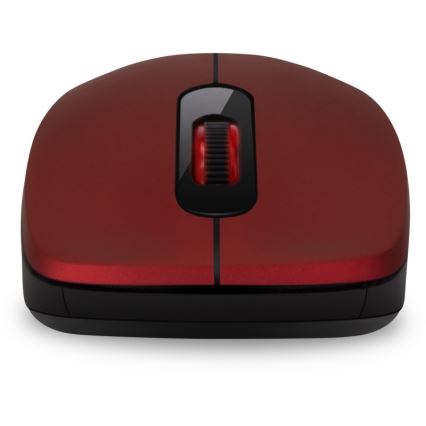 CONNECT IT CMO-2230-RD - Wireless silent topo MUTE 1200 DPI 1xAA nero/rosso