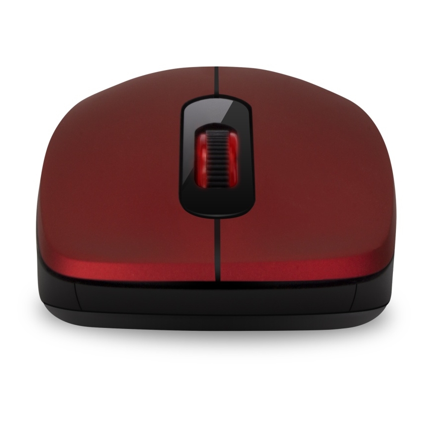 CONNECT IT CMO-2230-RD - Wireless silent topo MUTE 1200 DPI 1xAA nero/rosso