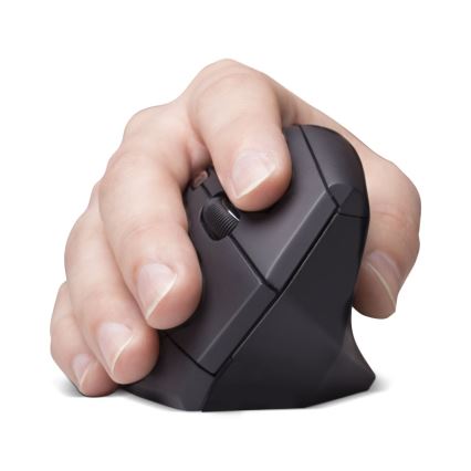 CONNECT IT CMO-2510-BK - Souris sans fil ergonomique Verti Wireless 800/1200/1600 PPP 2x AAA noire