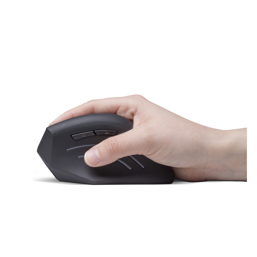CONNECT IT CMO-2510-BK - Souris sans fil ergonomique Verti Wireless 800/1200/1600 PPP 2x AAA noire