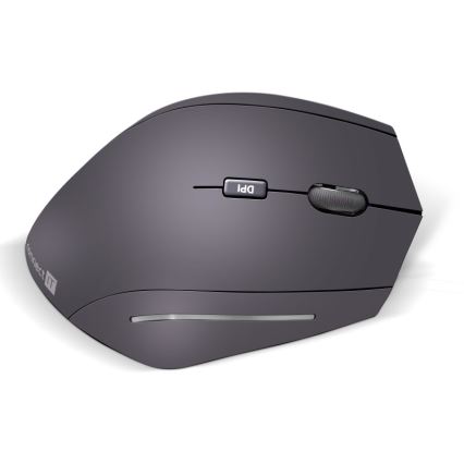 CONNECT IT CMO-2510-BK - Souris sans fil ergonomique Verti Wireless 800/1200/1600 PPP 2x AAA noire