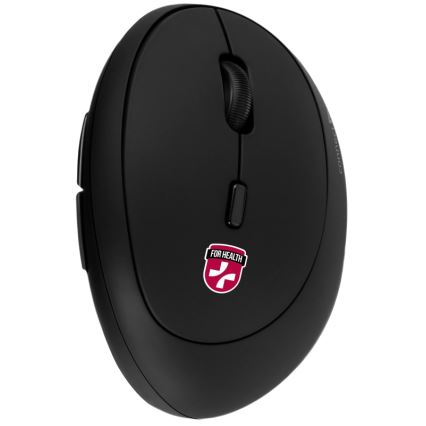 CONNECT IT CMO-2600-BK - Souris sans fil ergonomique 800/1200/1600 DPI, 1 pile AA, noire