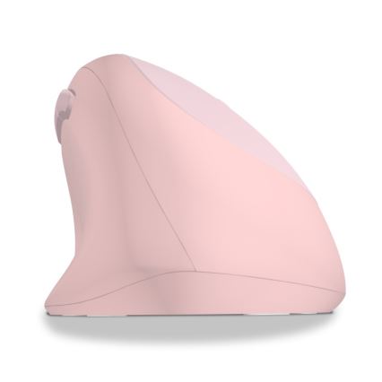 CONNECT IT CMO-2600-PK - Mouse ergonomico senza fili 800/1200/1600 DPI selezionabili 1xAA rosa