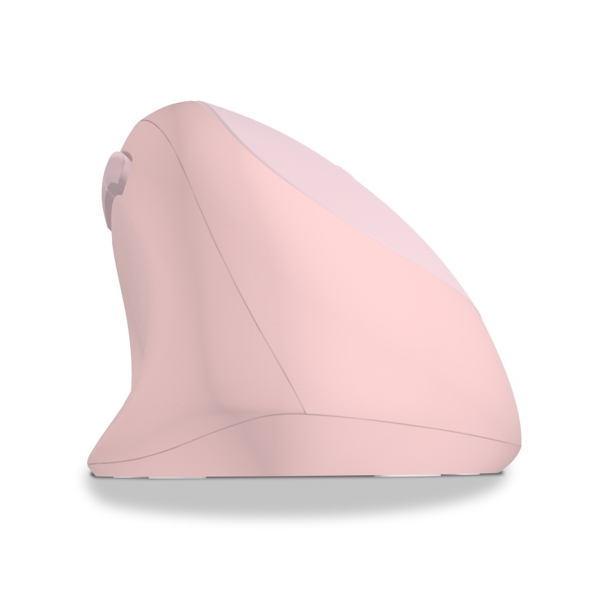 CONNECT IT CMO-2600-PK - Mouse ergonomico senza fili 800/1200/1600 DPI selezionabili 1xAA rosa