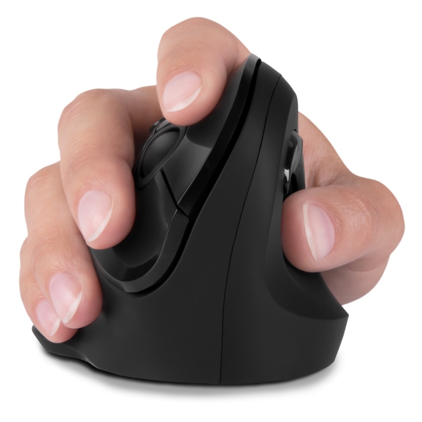 CONNECT IT CMO-2700-BK - Mouse wireless ergonomico 800/1200/1600 DPI 1xAA nero