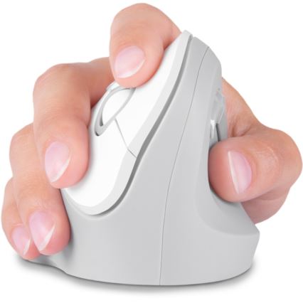 CONNECT IT CMO-2700-WH - Mouse wireless ergonomico 800/1200/1600 DPI 1xAA bianco