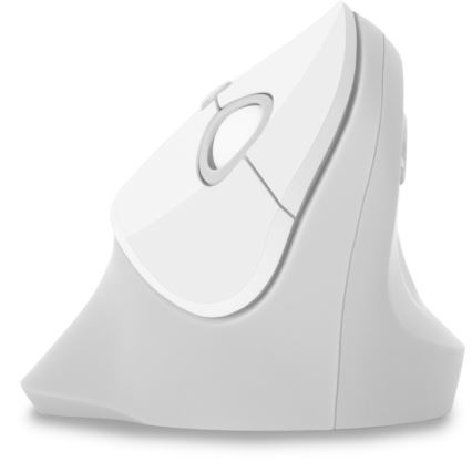 CONNECT IT CMO-2700-WH - Mouse wireless ergonomico 800/1200/1600 DPI 1xAA bianco