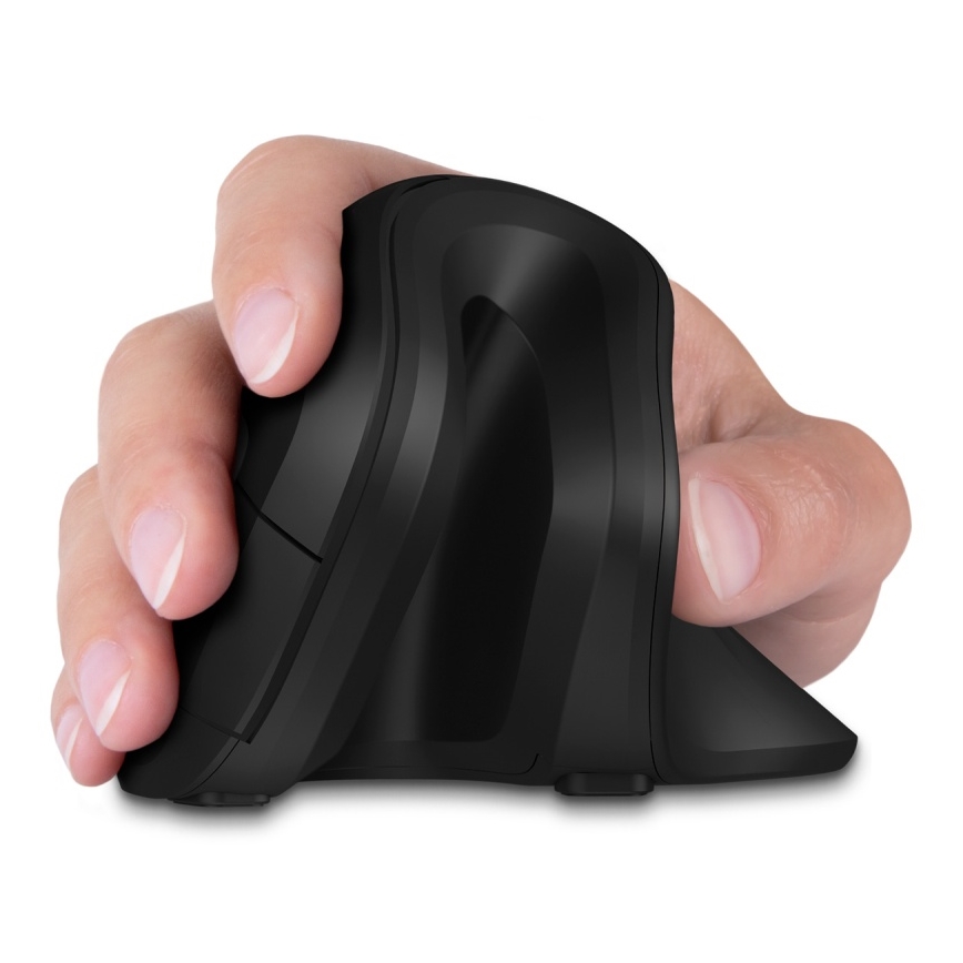 CONNECT IT CMO-2900-BK - Mouse wireless ergonomico 800/1200/1600 DPI 1xAA nero