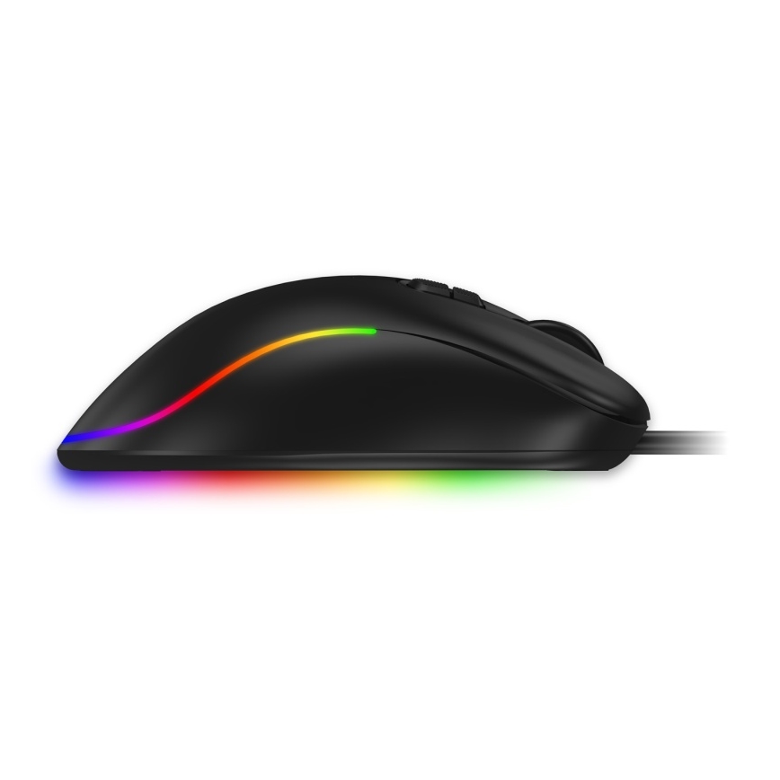CONNECT IT CMO-3589-BK - LED RGB Mouse da gioco con cavo 200-7200 DPI nero