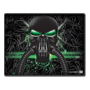 CONNECT IT CMP-1100-SM - Tappetino per mouse 32x24,5 cm nero/verde