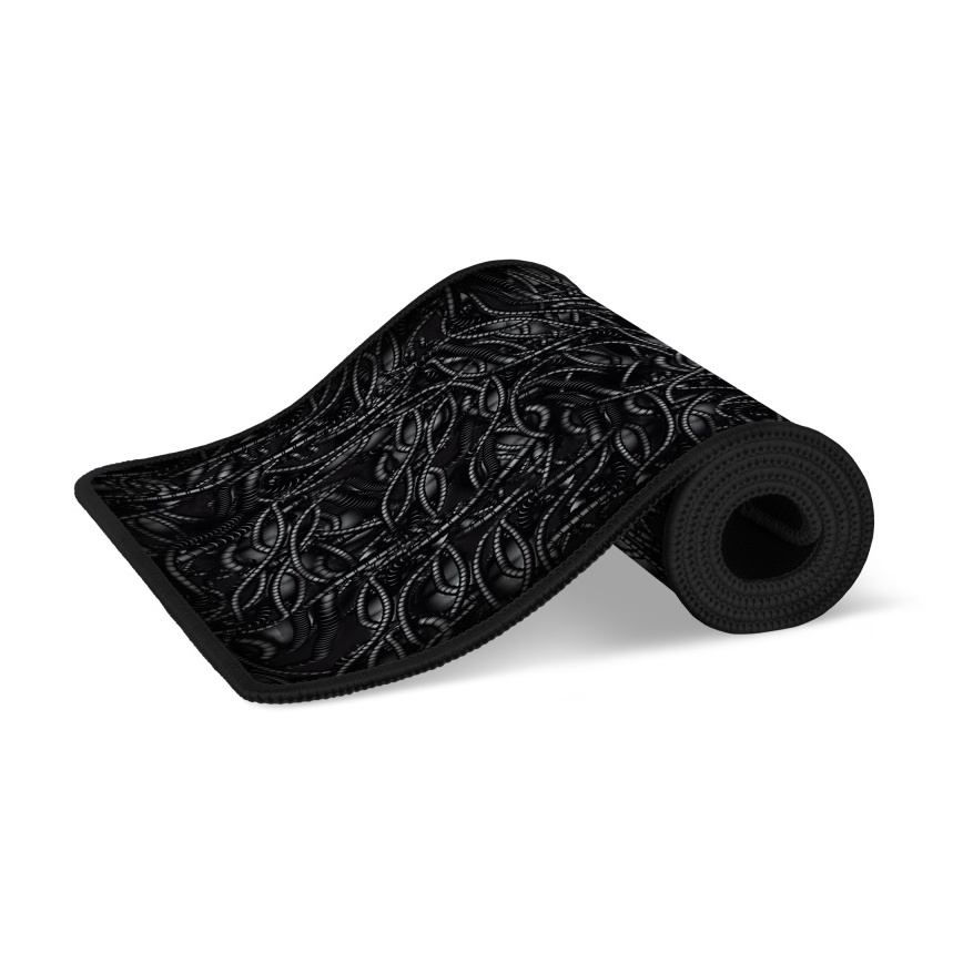 CONNECT IT CMP-1110-LG - Tappetino per tastiera e mouse 88,6x24,5 cm nero/verde