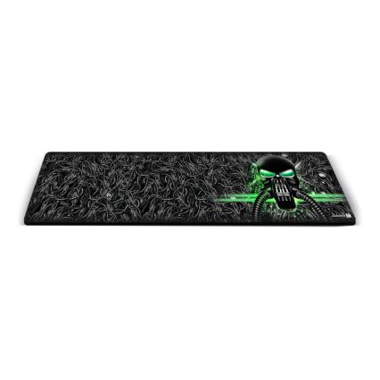 CONNECT IT CMP-1110-LG - Tappetino per tastiera e mouse 88,6x24,5 cm nero/verde