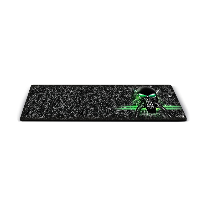 CONNECT IT CMP-1110-LG - Tappetino per tastiera e mouse 88,6x24,5 cm nero/verde