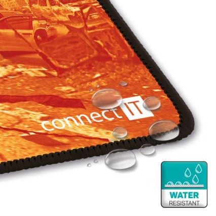 CONNECT IT CMP-1140-LG - Tappetino per tastiera e mouse 88,6x24,5 cm arancione