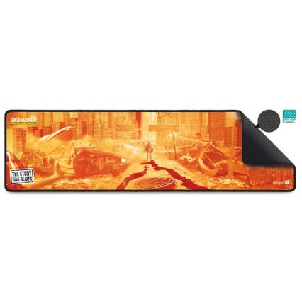 CONNECT IT CMP-1140-LG - Tappetino per tastiera e mouse 88,6x24,5 cm arancione