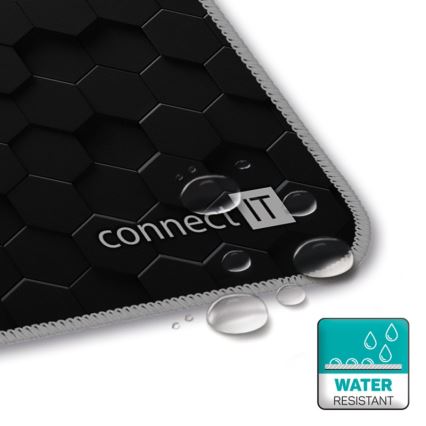 CONNECT IT CMP-2000-XL - Tappetino per tastiera e topo 79,5x34,5 cm nero