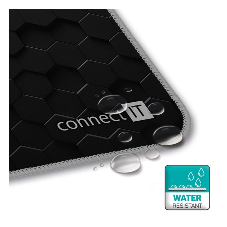 CONNECT IT CMP-2000-XL - Tappetino per tastiera e topo 79,5x34,5 cm nero