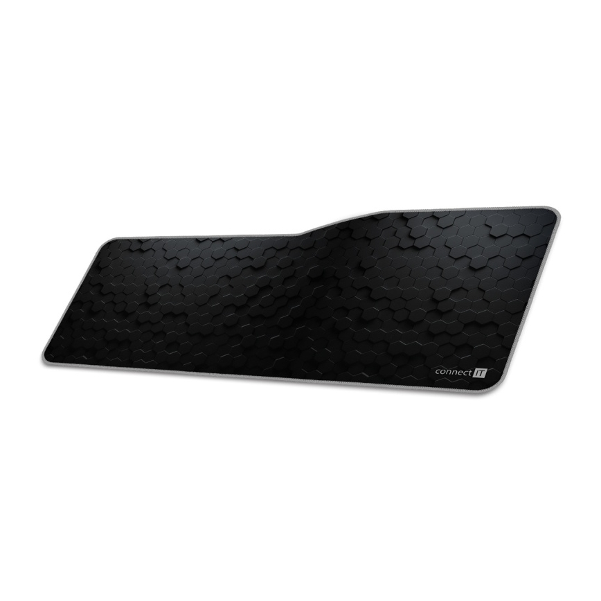 CONNECT IT CMP-2000-XL - Tappetino per tastiera e topo 79,5x34,5 cm nero