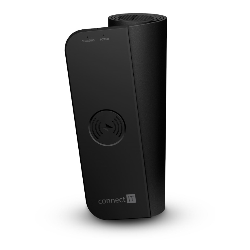 CONNECT IT CMP-2500-LG - Tappetino per tastiera e topo con Qi ricarica wireless 80x30 cm nero
