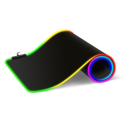 CONNECT IT CMP-3100-LG - LED RGB Tastiera e tappetino per mouse da gioco 80x30 cm nero