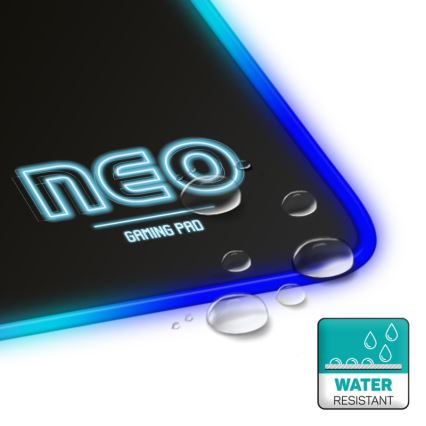 CONNECT IT CMP-3100-SM - Tappetino da gioco per mouse LED RGB 32x24,5 cm nero