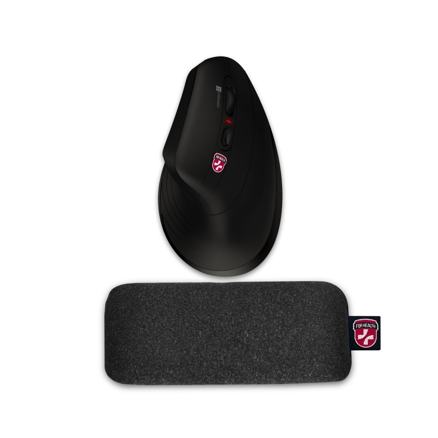 CONNECT IT CMP-4010-BK - Poggiapolsi con imbottitura a sfera