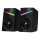CONNECT IT CSP-1100-BK - SET 2x LED RGB Gaming altoparlante 6W/5V nero