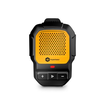 CONNECT IT HSP-1010-BK - Enceinte sans fil avec microphone ClipBEAT 2W/5V 560 mAh IPX7 noir/jaune