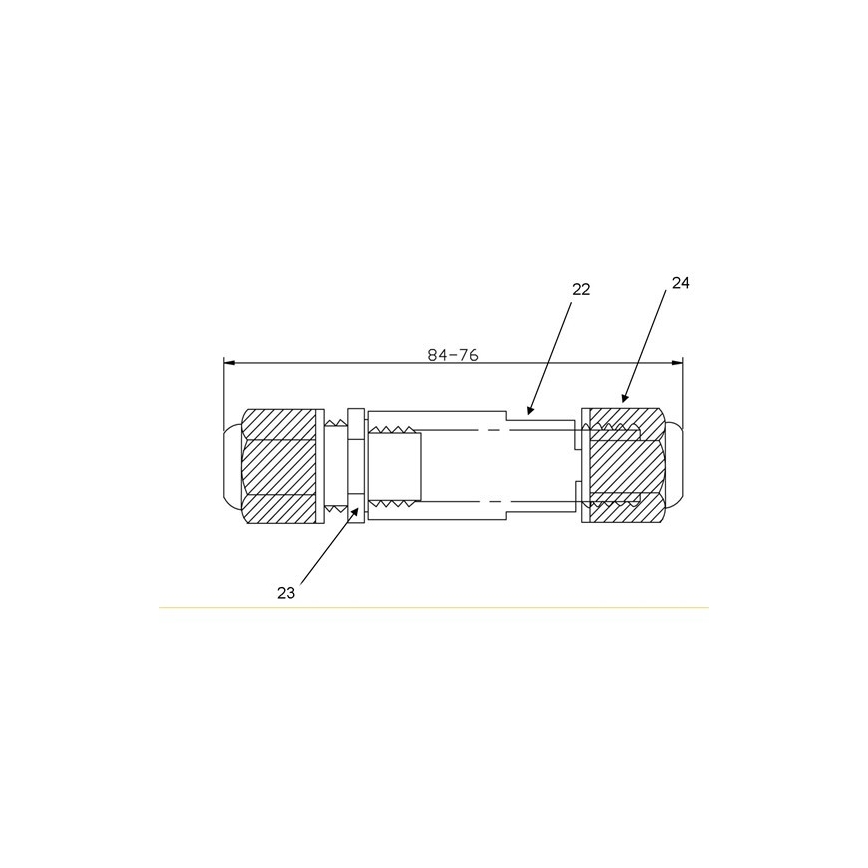 Connecteur de câbles 450V AC/10A IP68