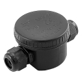 Connettore di collegamento impermeabile IP66 nero