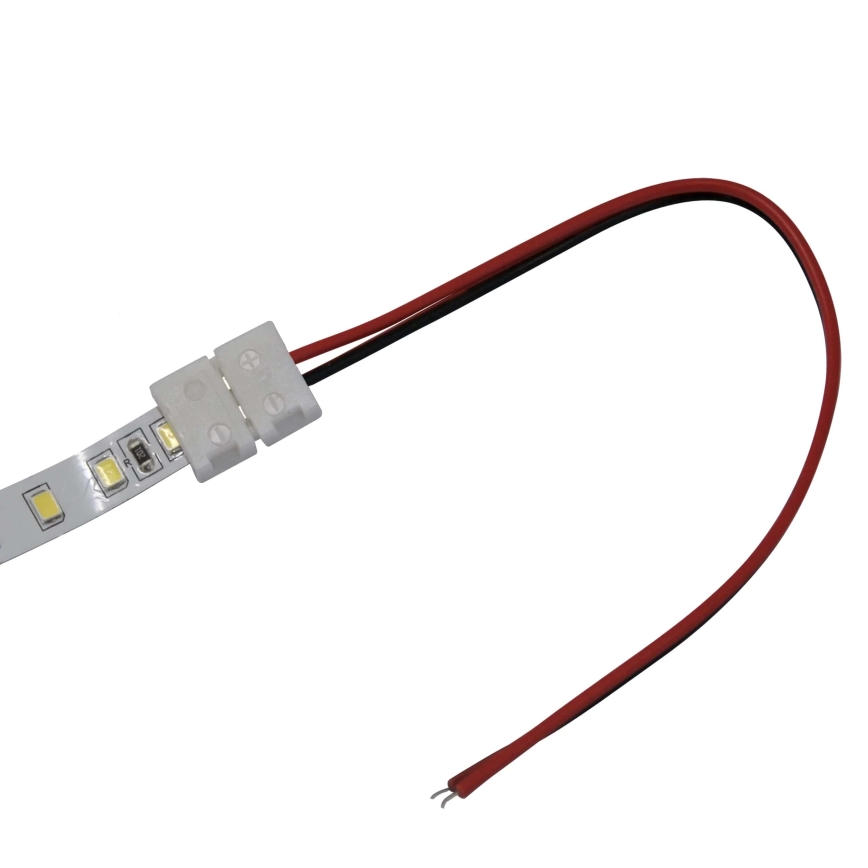 Connettore flessibile monofacciale per strisce LED a 2 pin 8 mm
