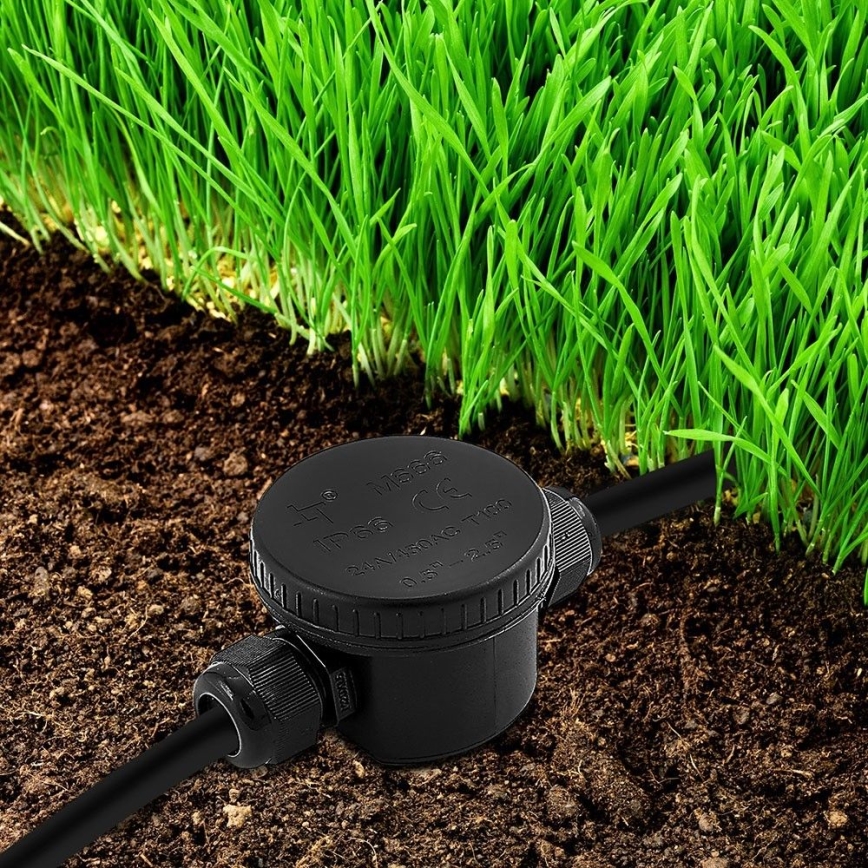 Connettore impermeabile IP66 nero