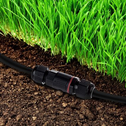 Connettore impermeabile IP68 nero