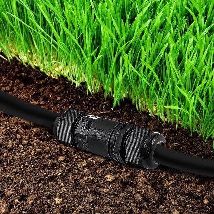 Connettore impermeabile IP68 nero