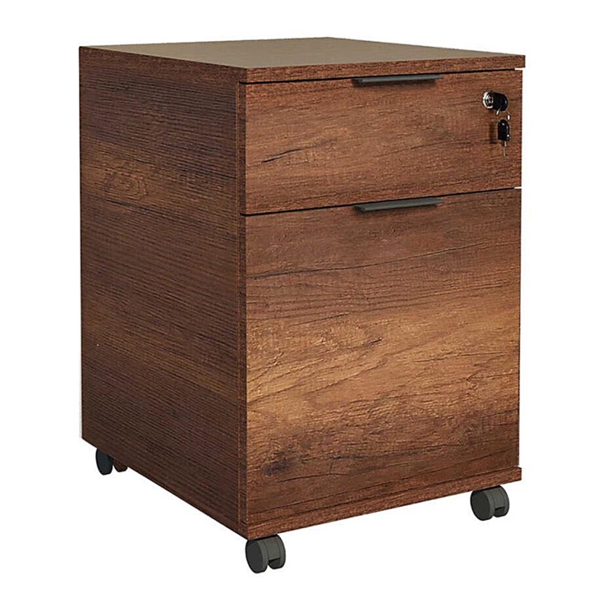 Contenitore da ufficio 61x41 cm marrone