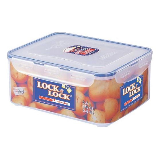 Contenitore per alimenti LOCK 5,5 l blu/limpido
