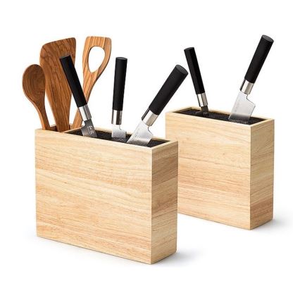 Continenta C3314 - Portacoltelli con inserto flexi 22x9x21,5 cm gomma fig