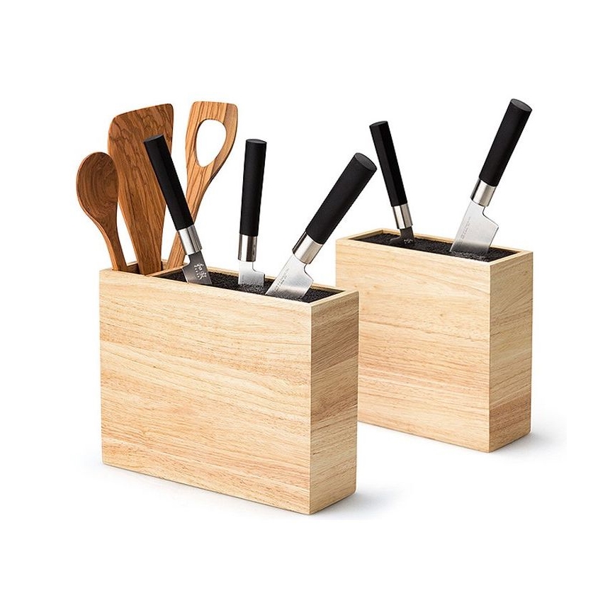 Continenta C3314 - Portacoltelli con inserto flexi 22x9x21,5 cm gomma fig