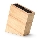 Continenta C3316 - Porte-couteau avec insert flexi 22x22 cm fig. caoutchouc