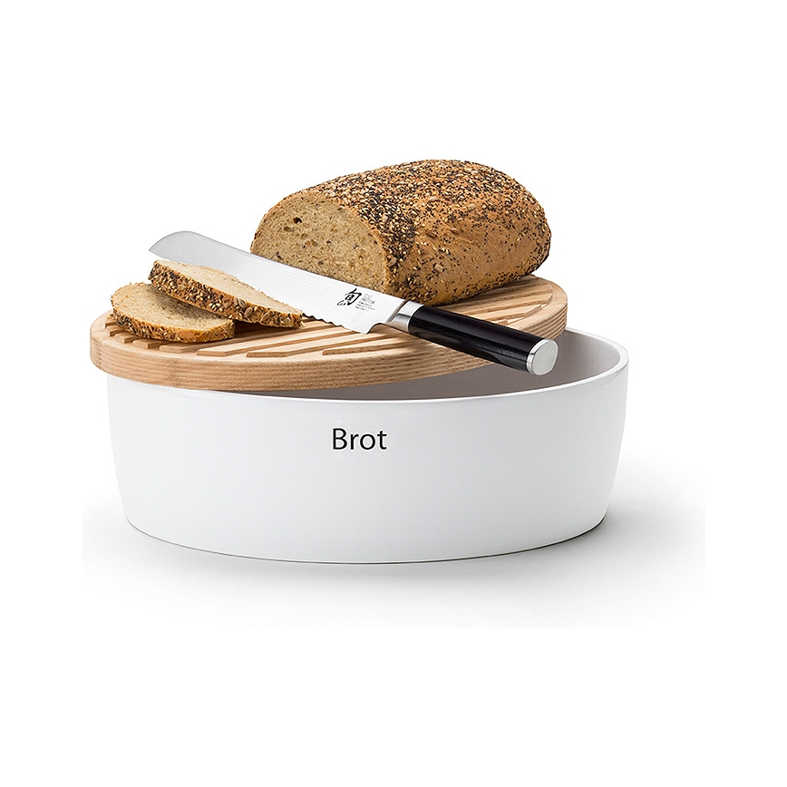 Continenta C3931 - Brotkasten 27x20x13,5 cm Gummibaum