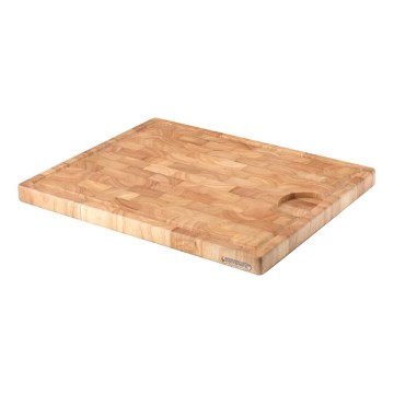 Continenta C4005 - Schneidebrett 42 x 34 cm aus Gummibaumholz
