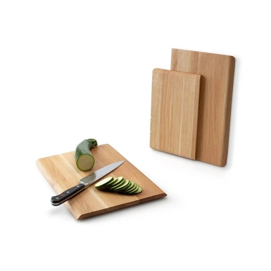 Continenta C4120 - Planche à découper de cuisine 24x16 cm chêne